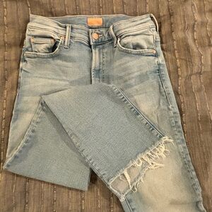 MOTHER Insider Crop Step Frey